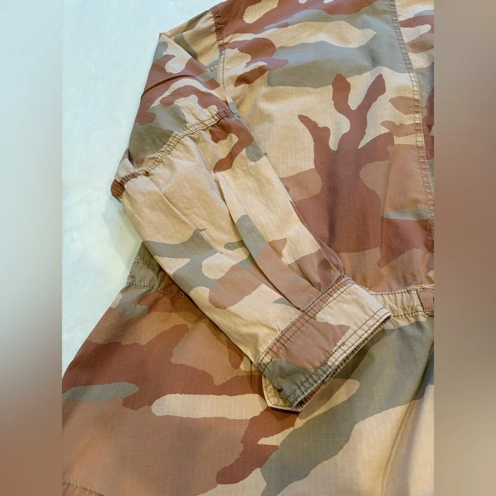 Free People "Seize the Day" Camo Military Jacket. Size Small. - Picture 8 of 15